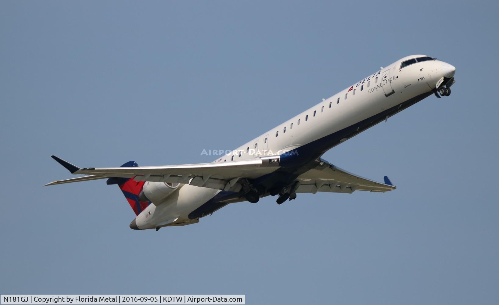 N181GJ, 2008 Bombardier CRJ-900 (CL-600-2D24) C/N 15204, DTW 2016