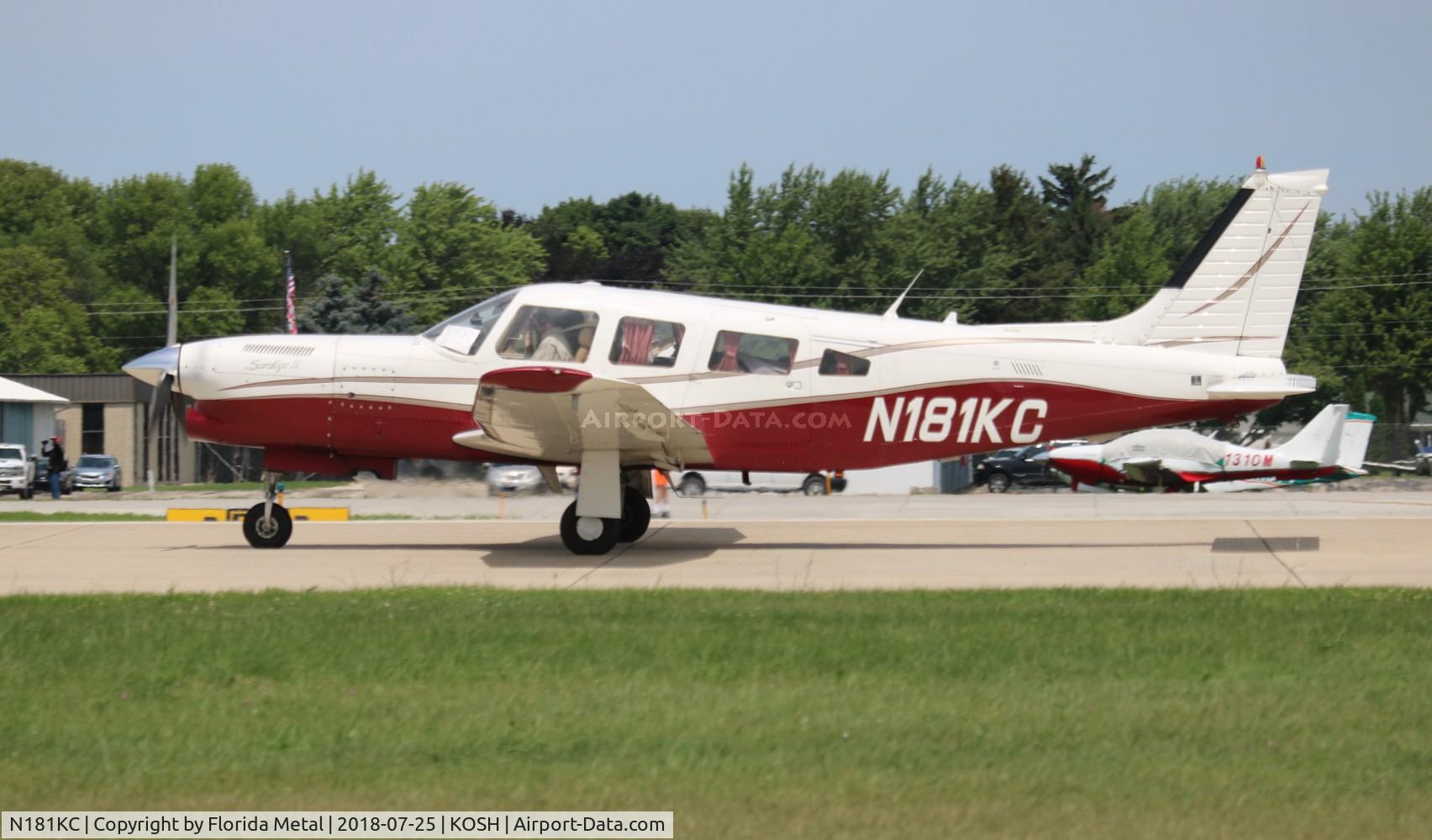 N181KC, 1981 Piper PA-32R-301T Turbo Saratoga C/N 32R-8129055, OSH 2018