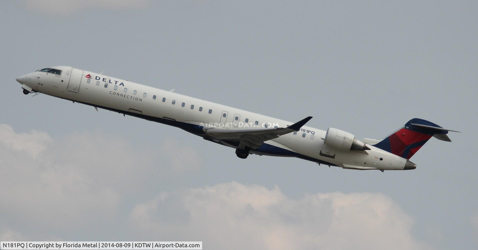 N181PQ, 2008 Bombardier CRJ-900ER (CL-600-2D24) C/N 15181, DTW 2014