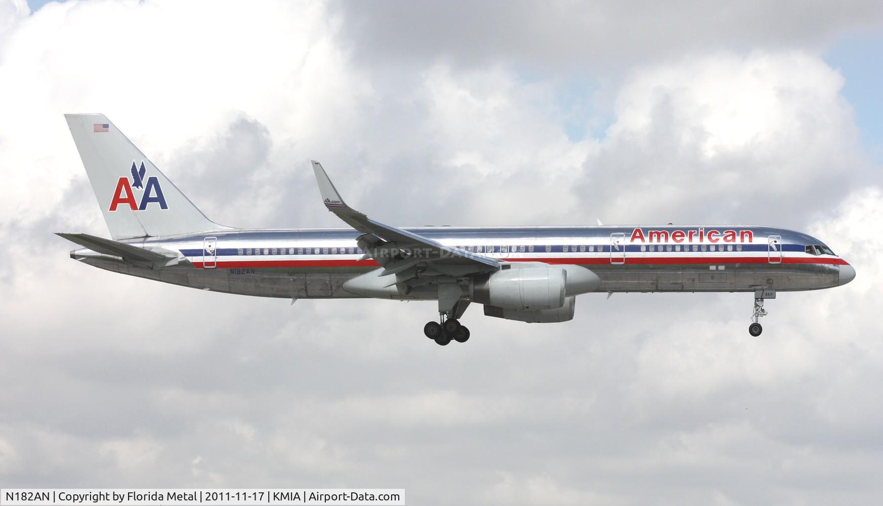 N182AN, 1999 Boeing 757-223 C/N 29592, MIA 2011