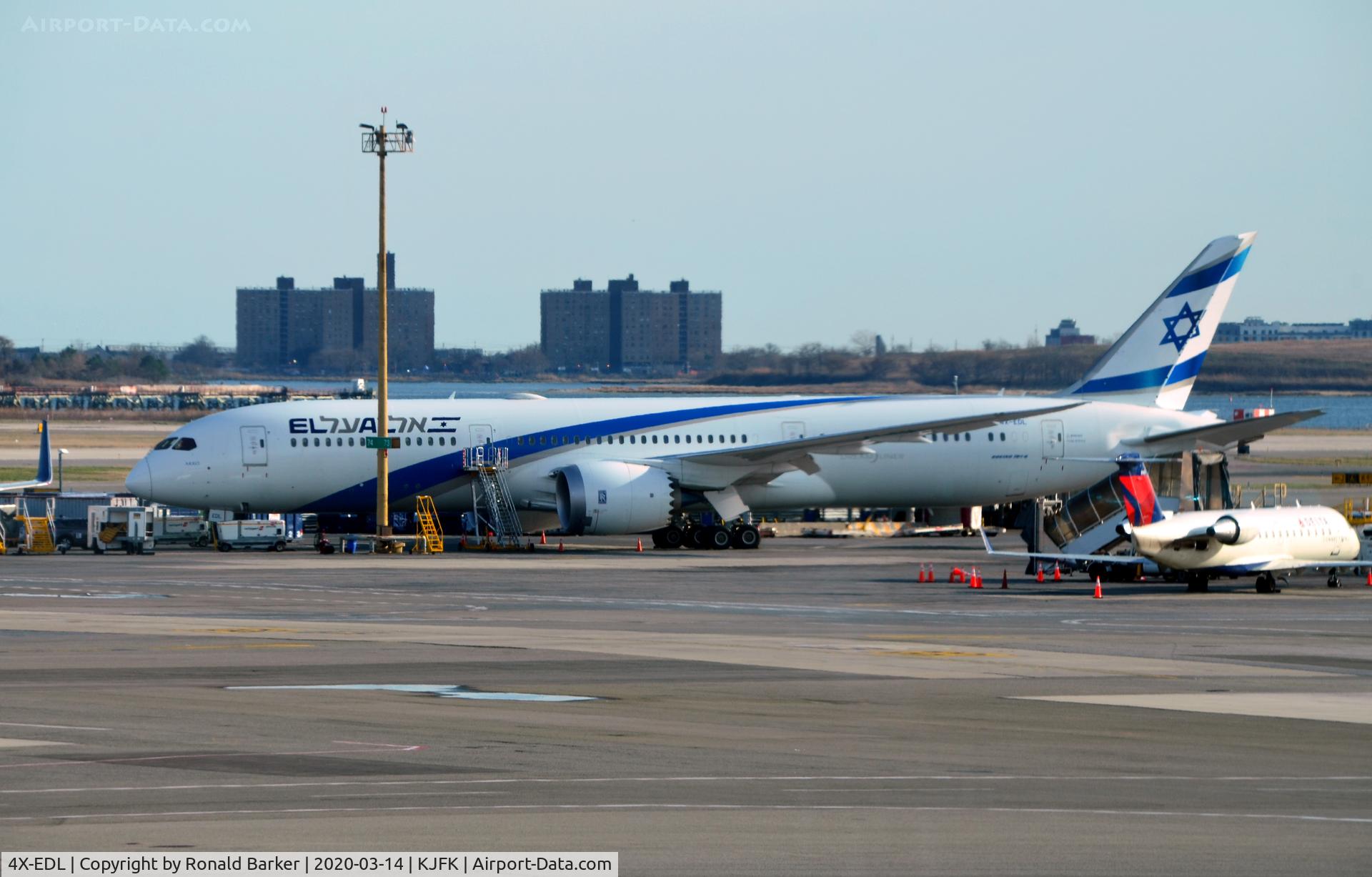 4X-EDL, 2019 Boeing 787-9 Dreamliner Dreamliner C/N 65094, Parked JFK