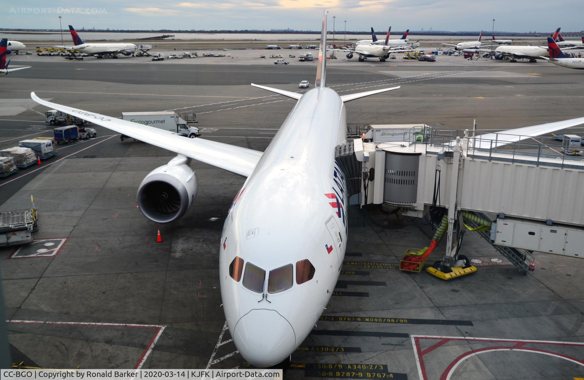 CC-BGO, 2019 Boeing 787-9 Dreamliner C/N 38483, At the gate  JFK