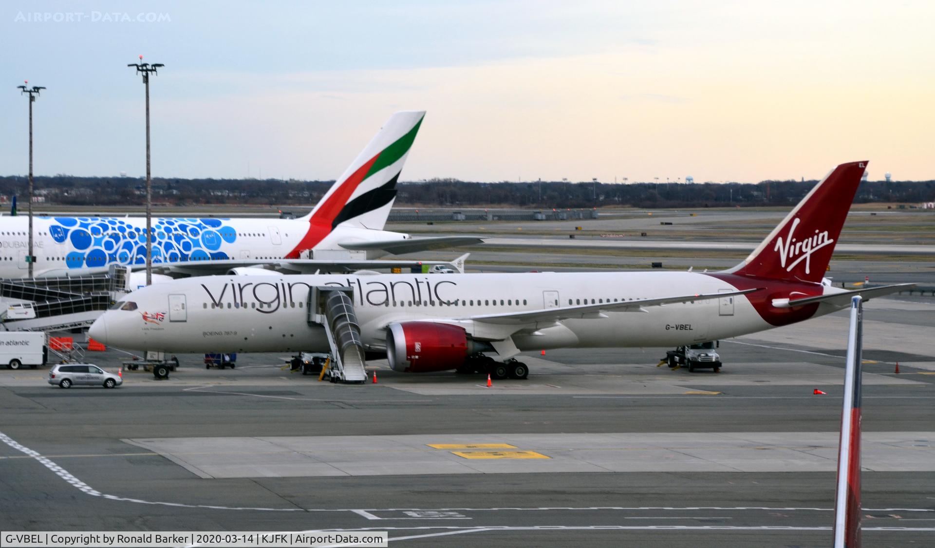 G-VBEL, 2018 Boeing 787-9 Dreamliner C/N 37980, Parked JFK