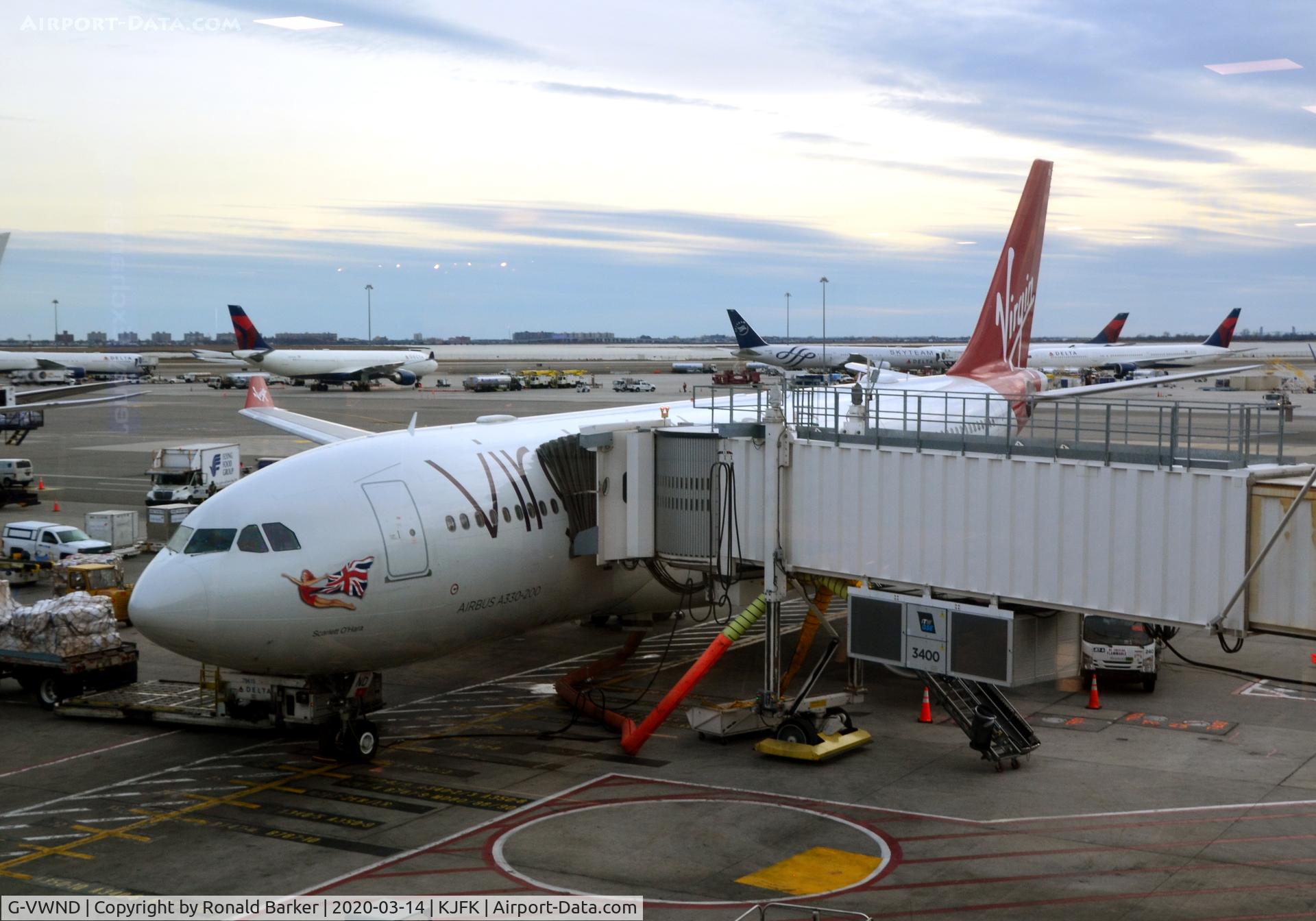 G-VWND, 2002 Airbus A330-223 C/N 476, Parked JFK