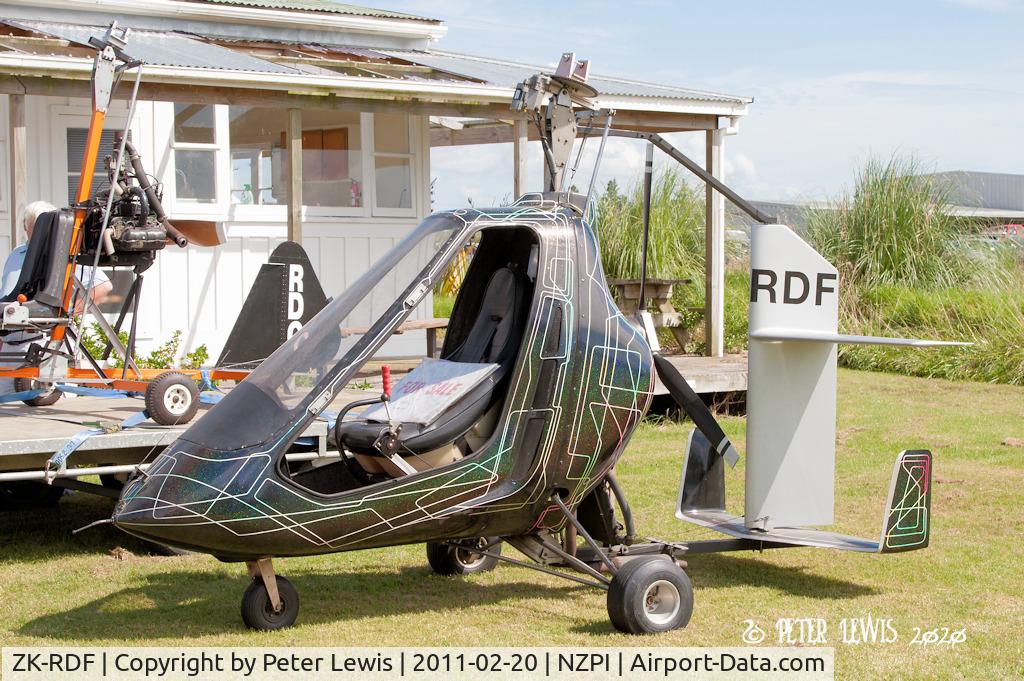 ZK-RDF, Rotor Hawk Falcon 1 C/N RH158, G L Woodward, Kaukapakapa