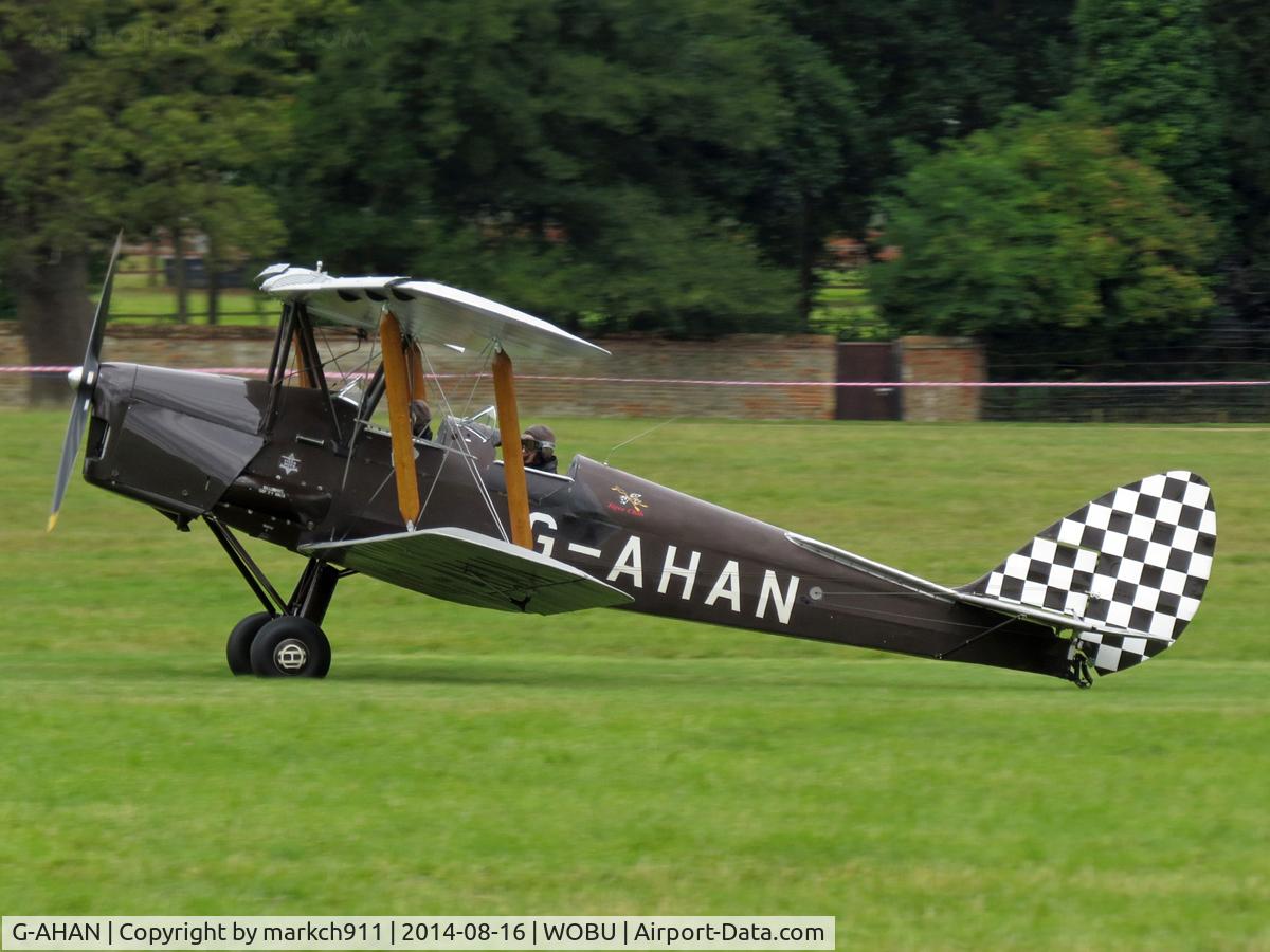 G-AHAN, 1944 De Havilland DH-82A Tiger Moth II C/N 86553, taxying