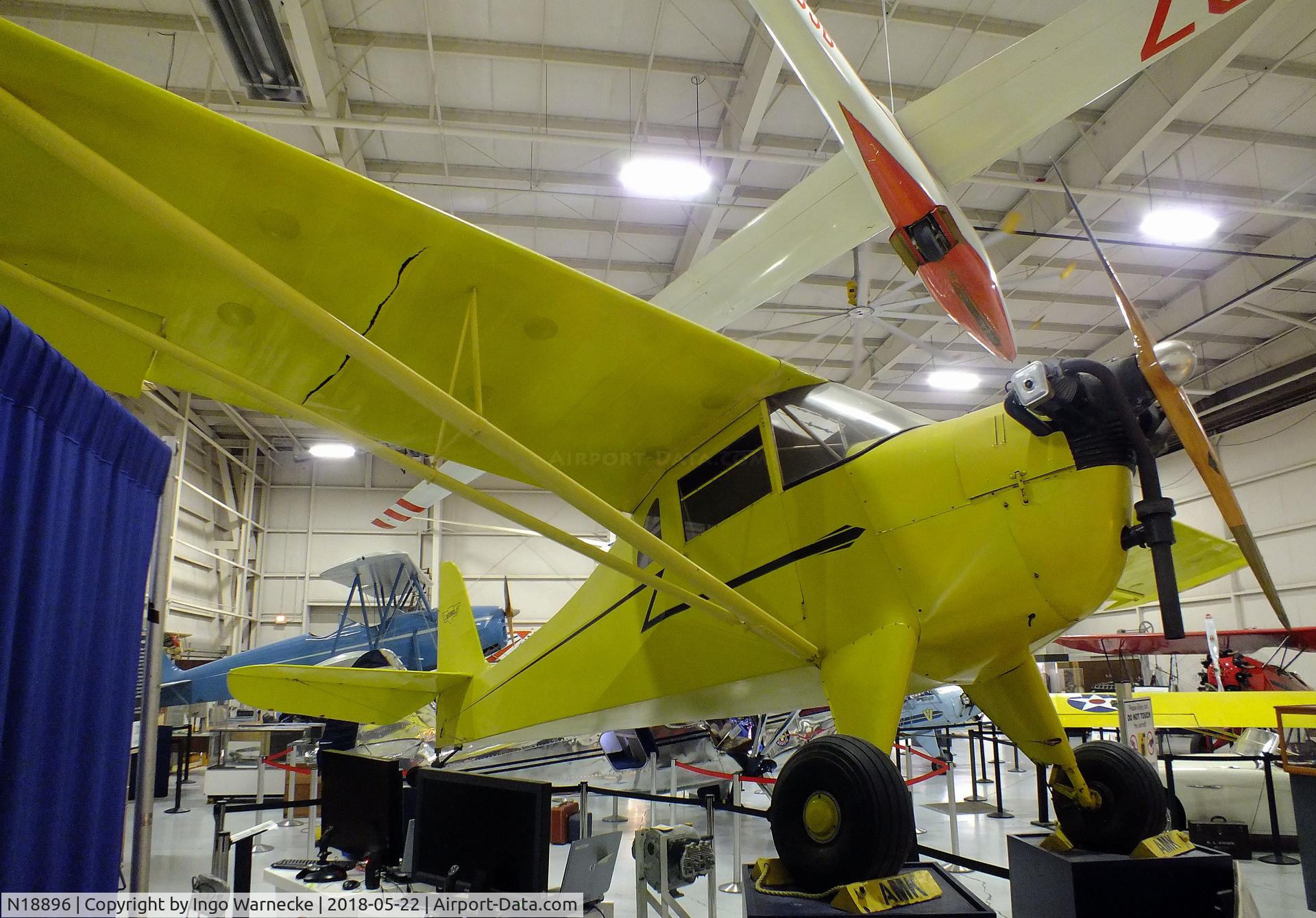 N18896, 1937 Aeronca K C/N K165, Aeronca K at the Aviation Museum of Kentucky, Lexington KY