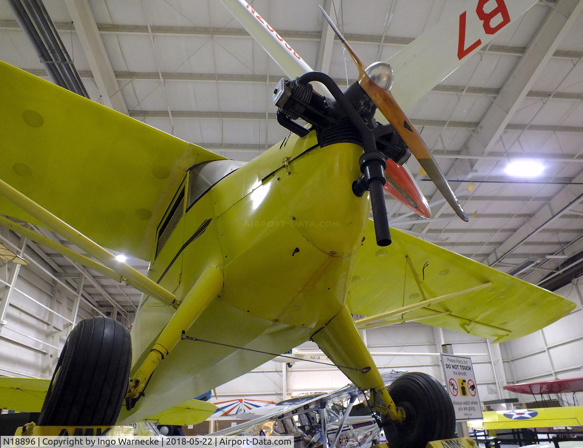N18896, 1937 Aeronca K C/N K165, Aeronca K at the Aviation Museum of Kentucky, Lexington KY