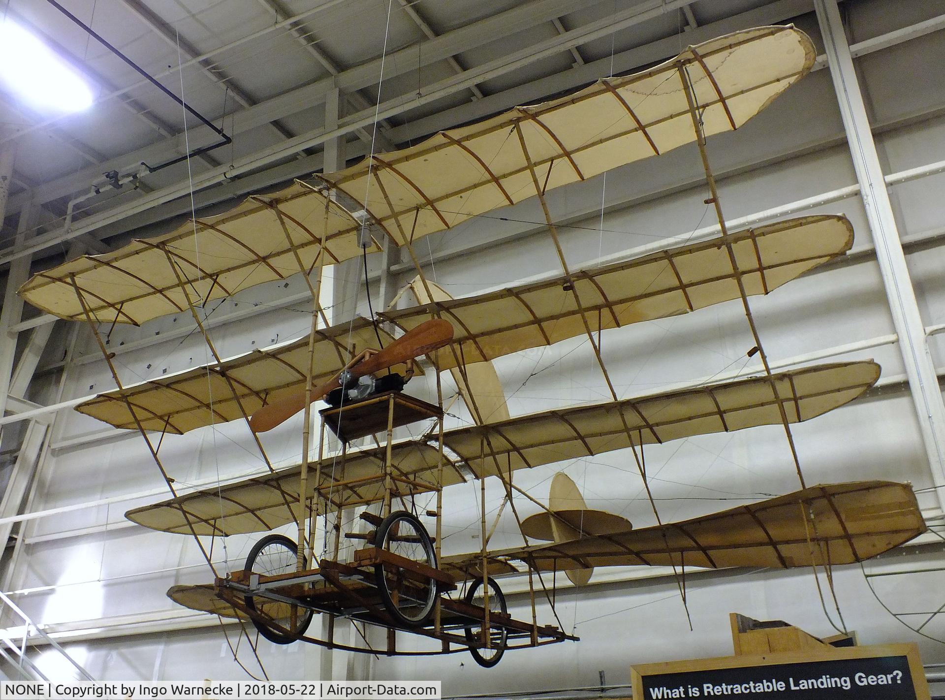 NONE, 1976 Matthew B. Sellers / Carter County Vocational Education Center Quadraplane replica C/N unknown_none, Matthew B. Sellers 1908 Quadraplane replica (built 1976 by Carter County Vocational Education Center) at the Aviation Museum of Kentucky, Lexington KY