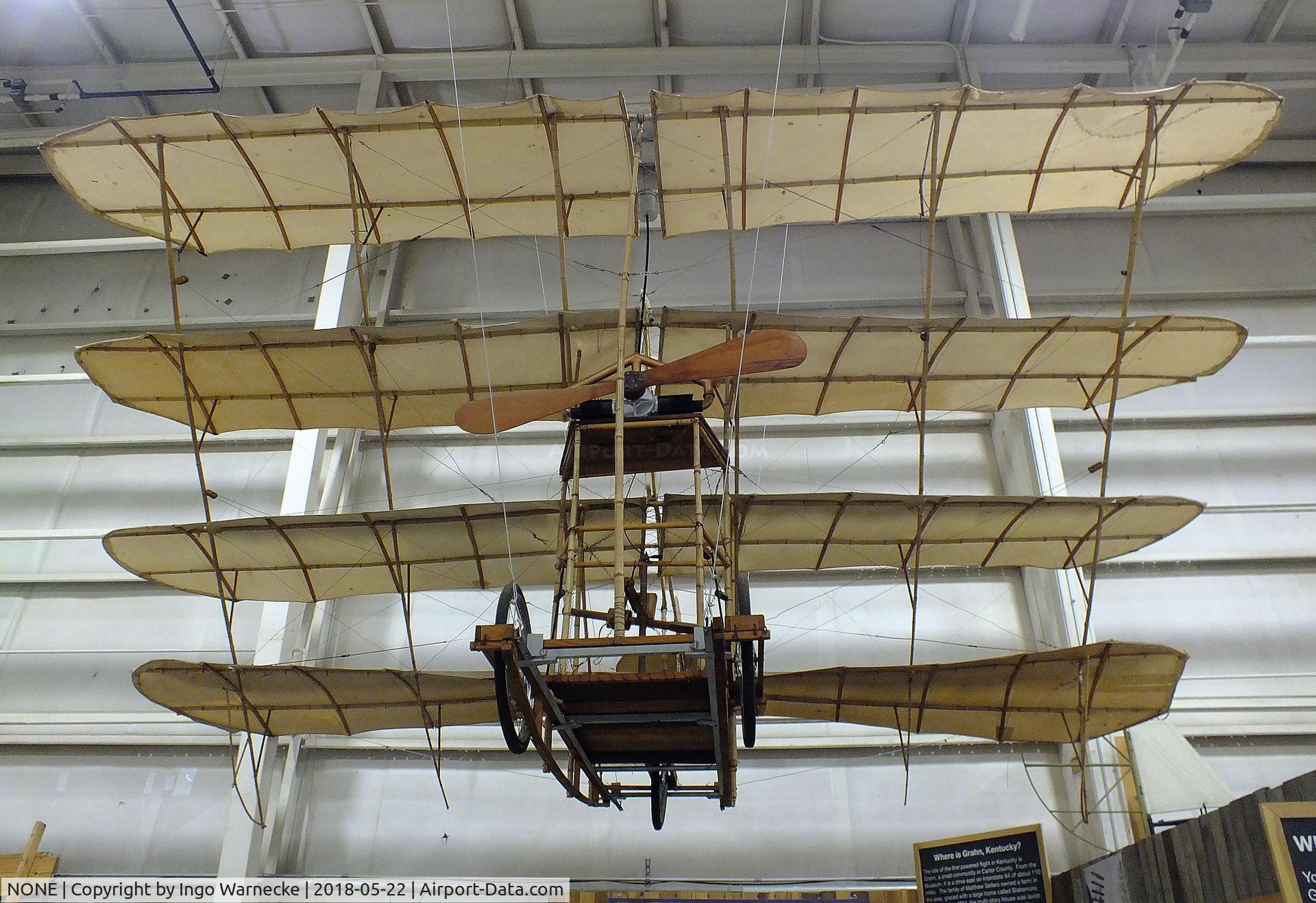 NONE, 1976 Matthew B. Sellers / Carter County Vocational Education Center Quadraplane replica C/N unknown_none, Matthew B. Sellers 1908 Quadraplane replica (built 1976 by Carter County Vocational Education Center) at the Aviation Museum of Kentucky, Lexington KY