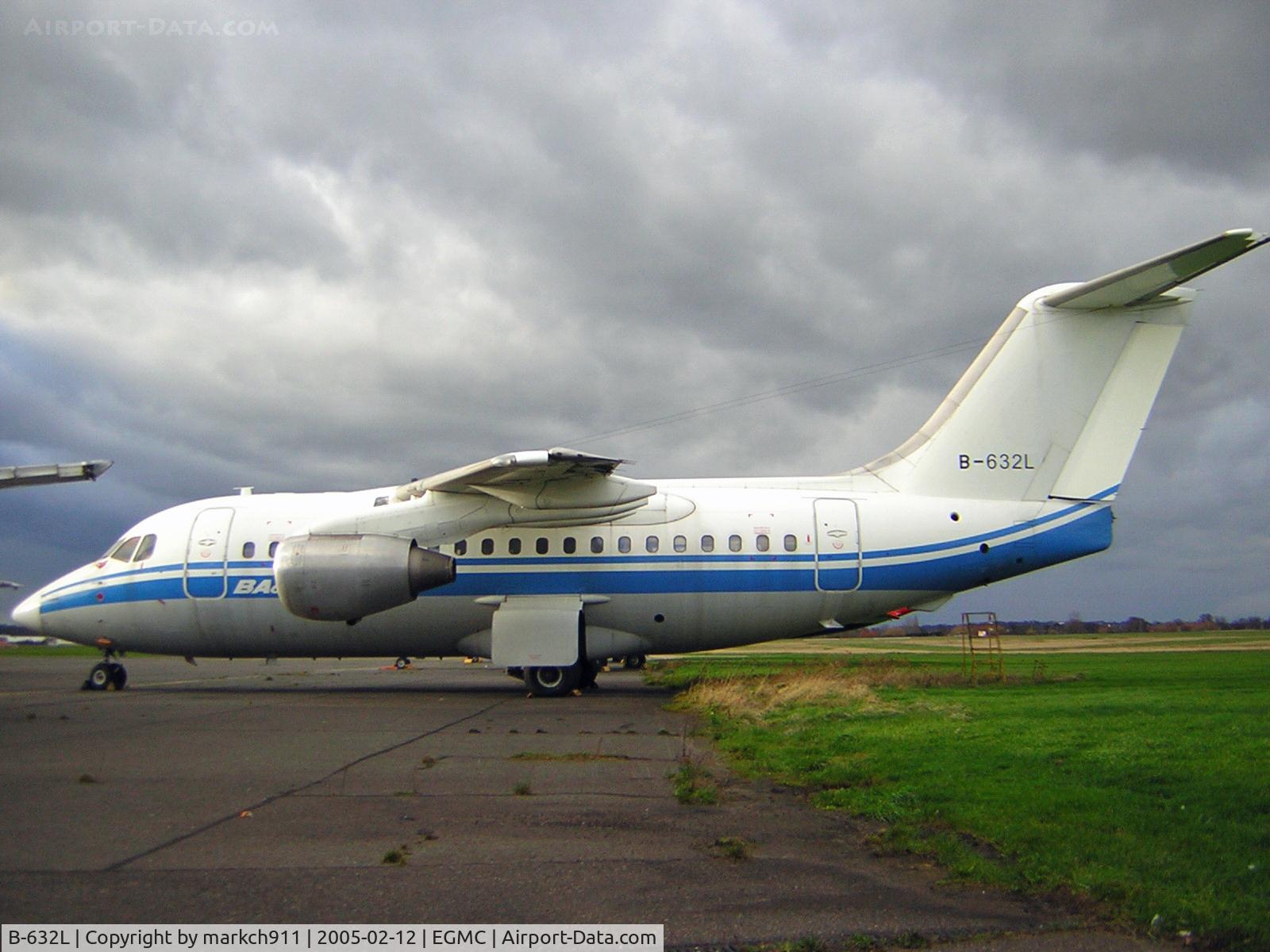 B-632L, 1987 British Aerospace BAe.146-100 C/N E1076, stored