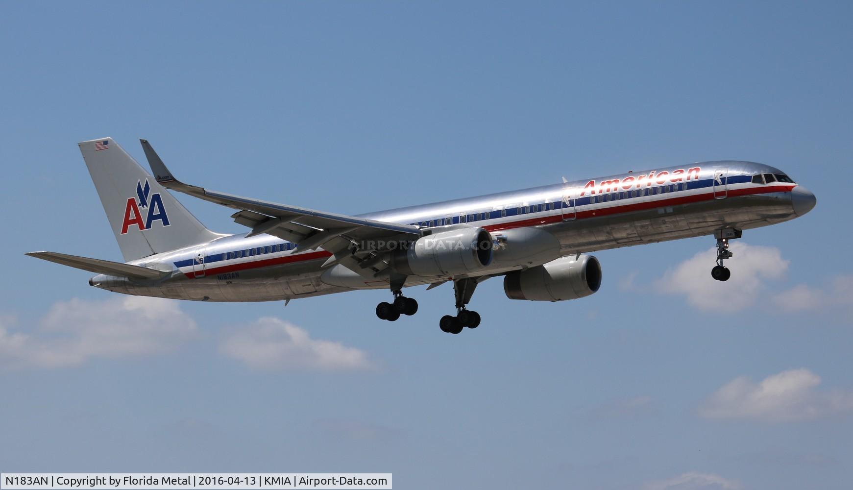 N183AN, 1999 Boeing 757-223 C/N 29593, MIA 2016