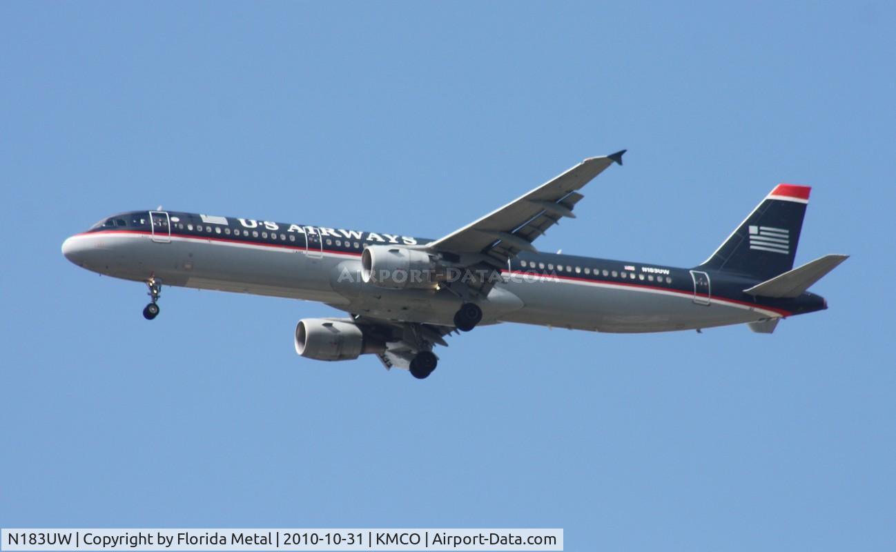 N183UW, 2001 Airbus A321-211 C/N 1539, MCO 2010