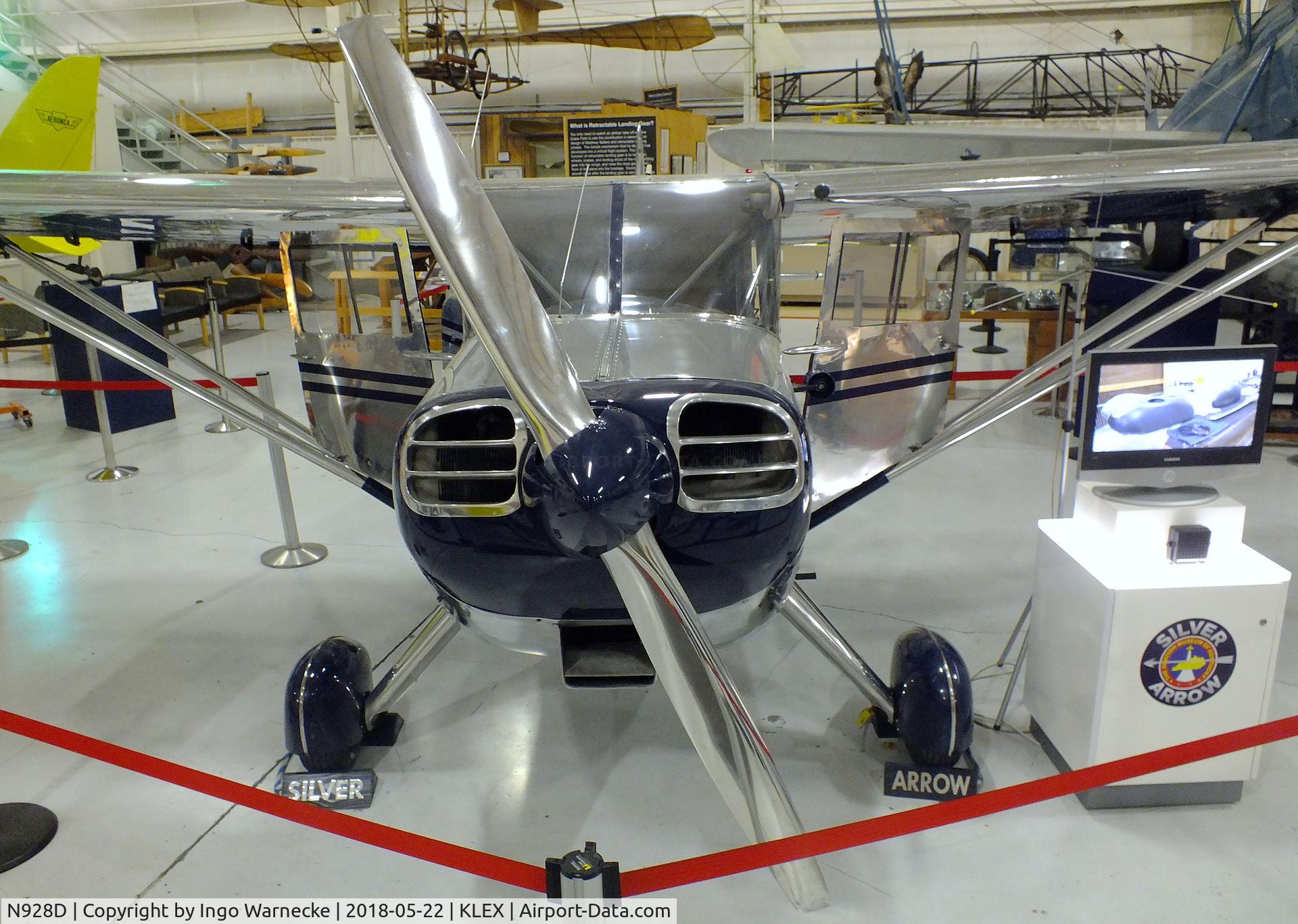N928D, 1947 Stinson 108-2 Voyager C/N 108-2928, Stinson 108-2 Flying Station Wagon at the Aviation Museum of Kentucky, Lexington KY