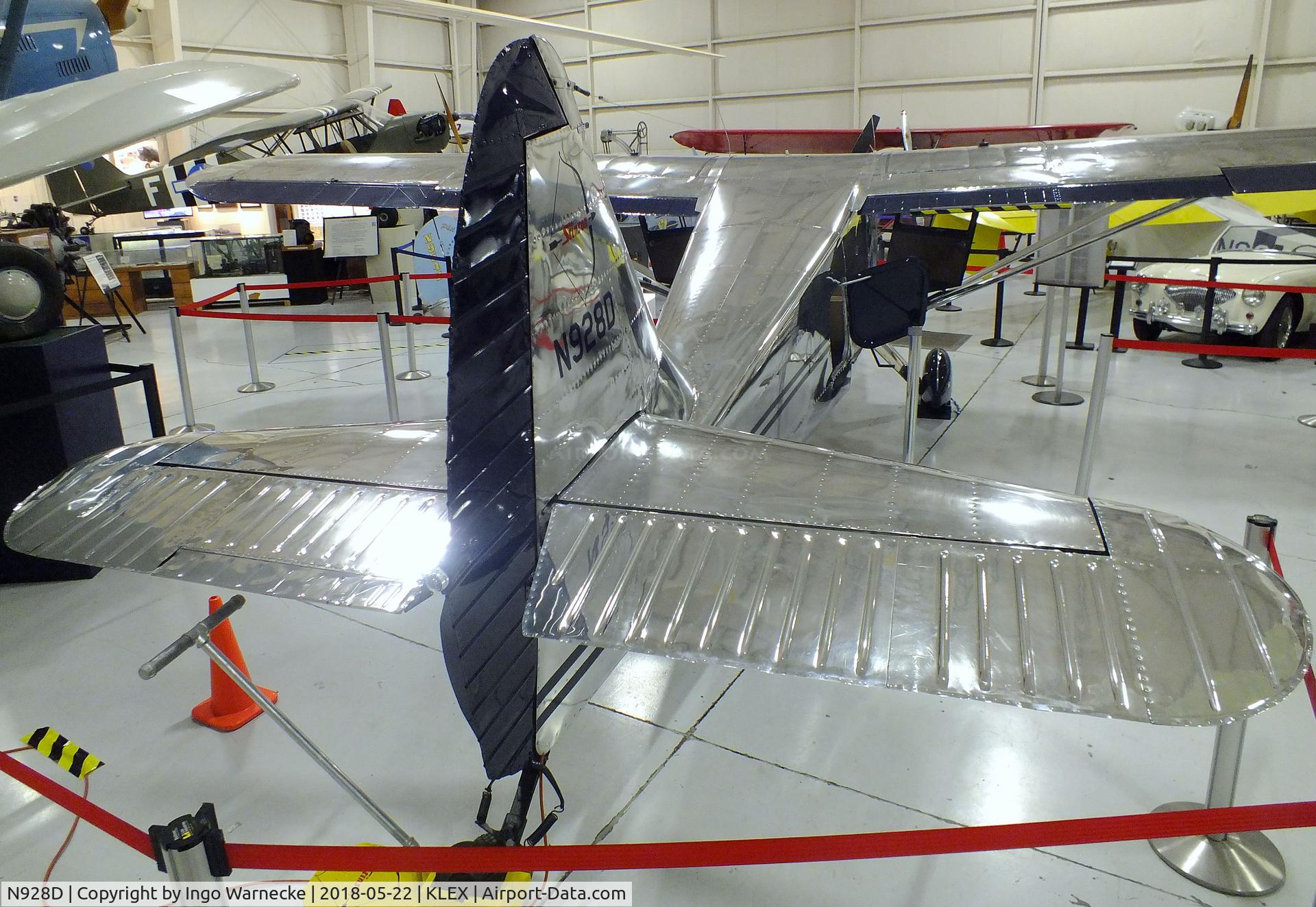N928D, 1947 Stinson 108-2 Voyager C/N 108-2928, Stinson 108-2 Flying Station Wagon at the Aviation Museum of Kentucky, Lexington KY