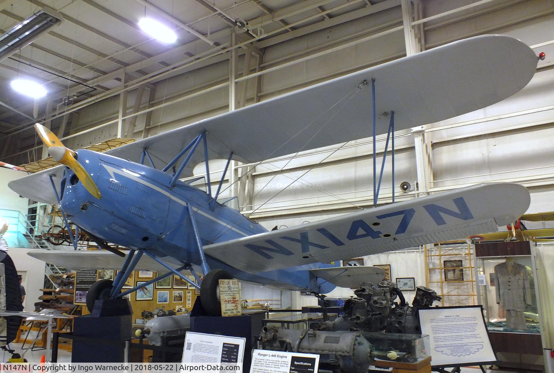 N147N, 1928 Crosley Moonbeam 2-POLB C/N 4, Crosley Moonbeam at the Aviation Museum of Kentucky, Lexington KY