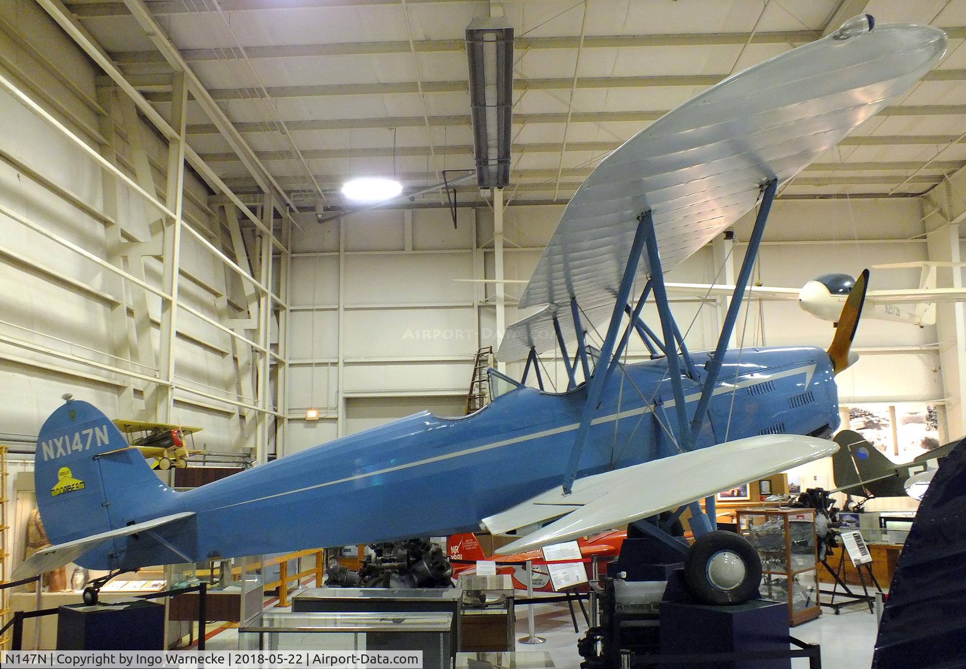 N147N, 1928 Crosley Moonbeam 2-POLB C/N 4, Crosley Moonbeam at the Aviation Museum of Kentucky, Lexington KY