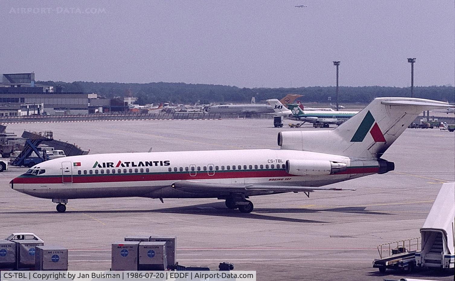 CS-TBL, 1967 Boeing 727-82 C/N 19405, Air Atlantis