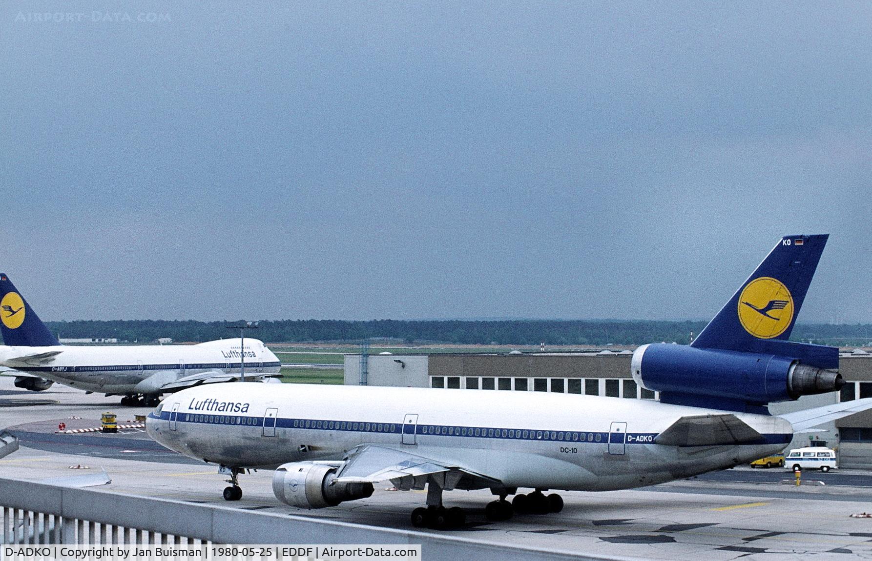 D-ADKO, 1975 McDonnell Douglas DC-10-30F C/N 47929, Lufthansa