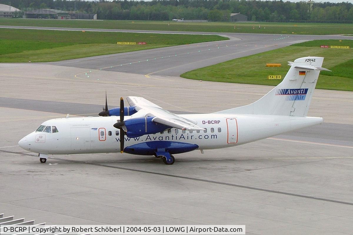 D-BCRP, 1989 ATR 42-312 C/N 158, D-BCRP @ LOWG 2004