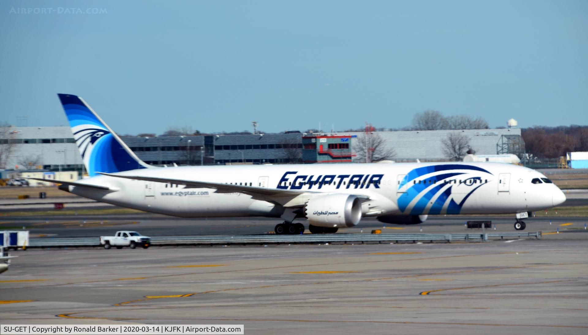 SU-GET, 2019 Boeing 787-9 Dreamliner Dreamliner C/N 38801, Taxi JFK