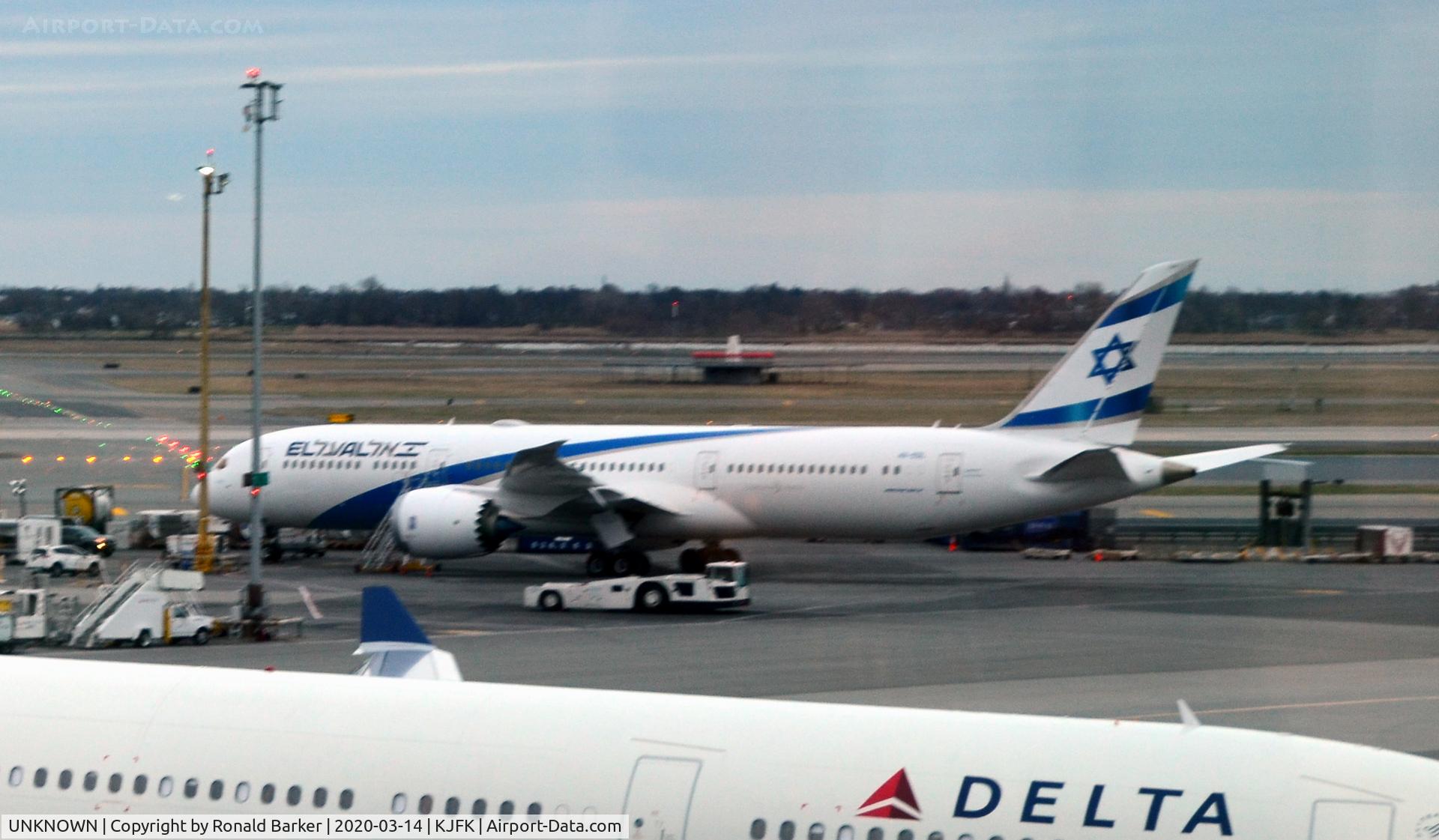 UNKNOWN, Miscellaneous Various C/N unknown, Parked El Al B787 JFK