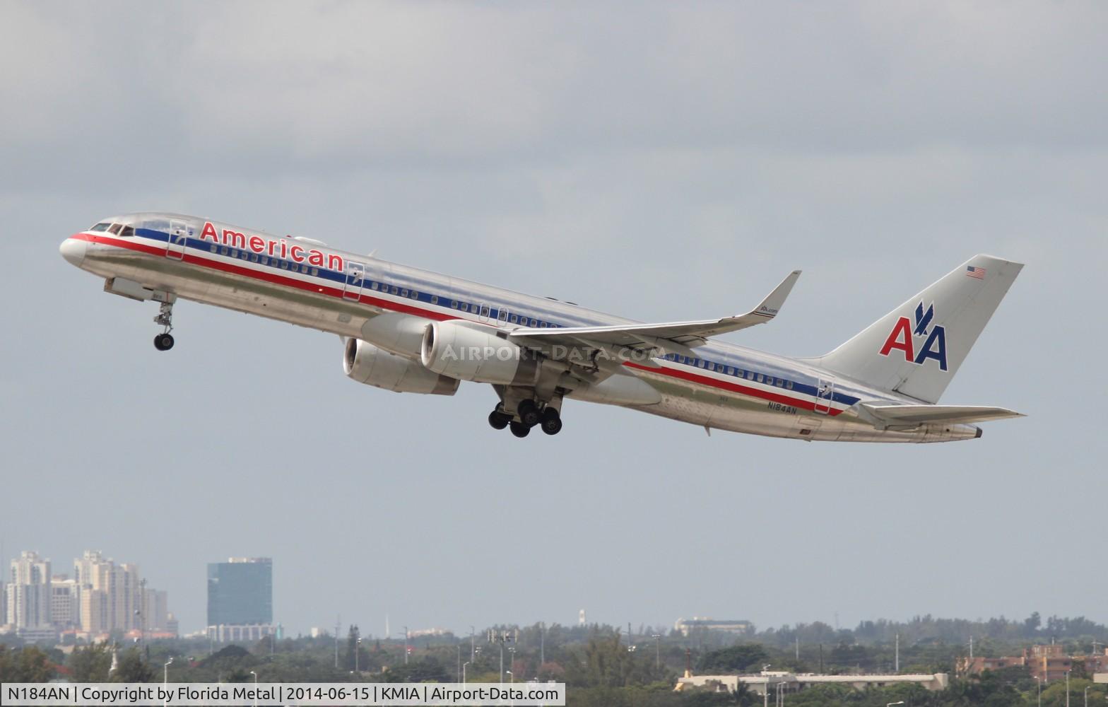 N184AN, 1999 Boeing 757-223 C/N 29594, MIA 2014