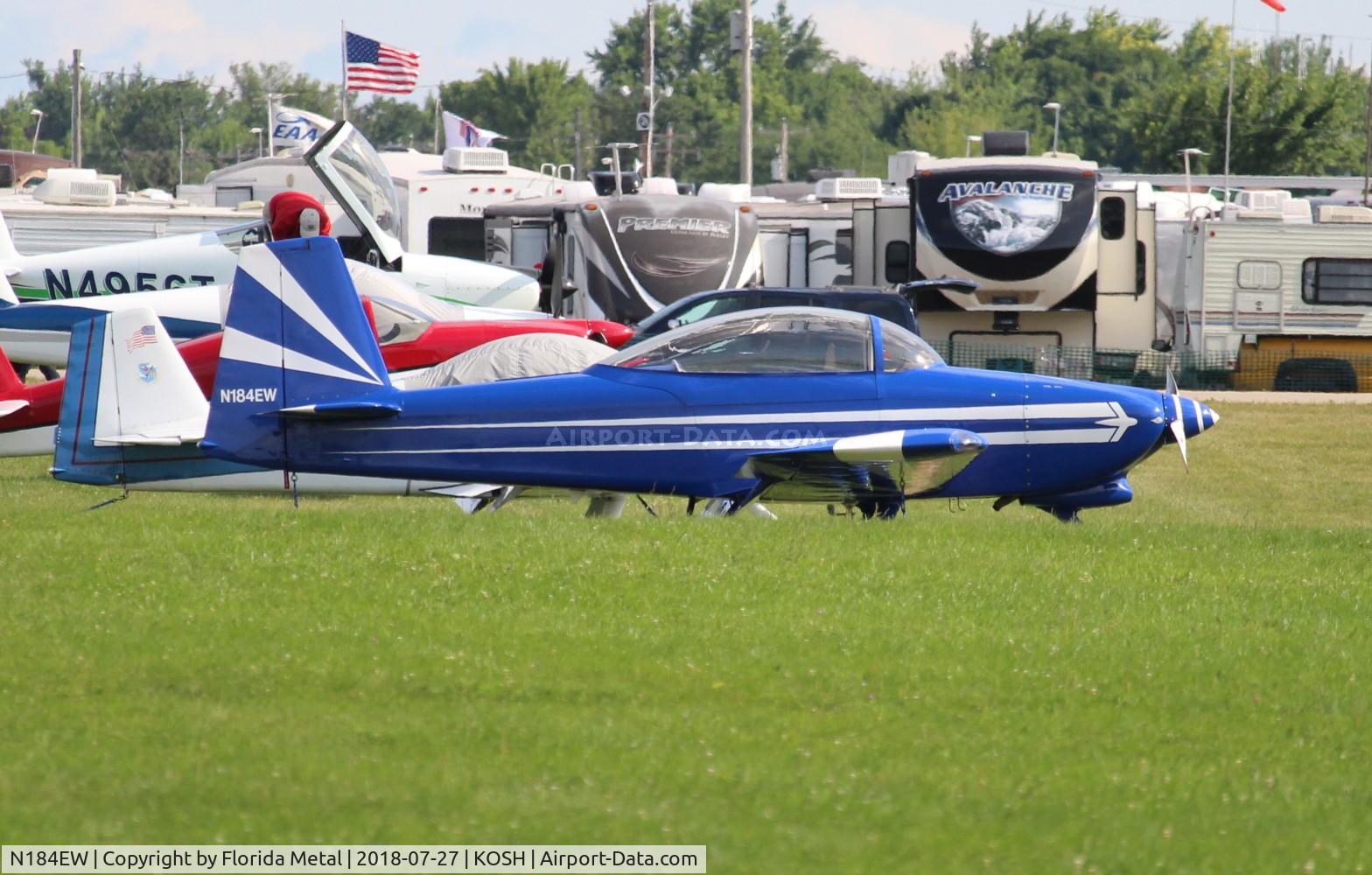 N184EW, Vans RV-8A C/N 82087, OSH 2018