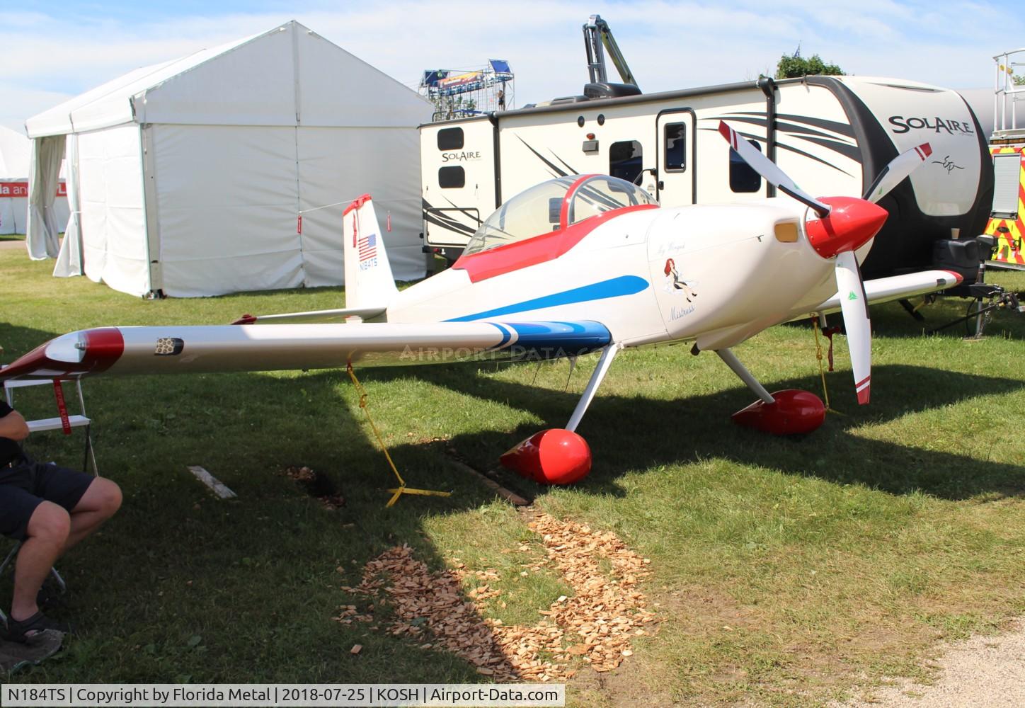 N184TS, 2016 Vans RV-8 C/N 83209, OSH 2018