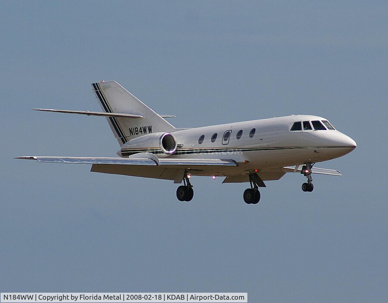 N184WW, 1976 Dassault Falcon (Mystere) 20F-5 C/N 352, DAB 2008