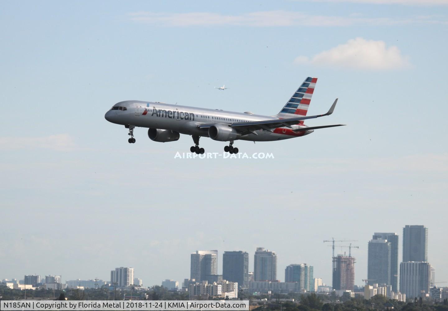 N185AN, 2001 Boeing 757-223 C/N 32379, MIA 2018