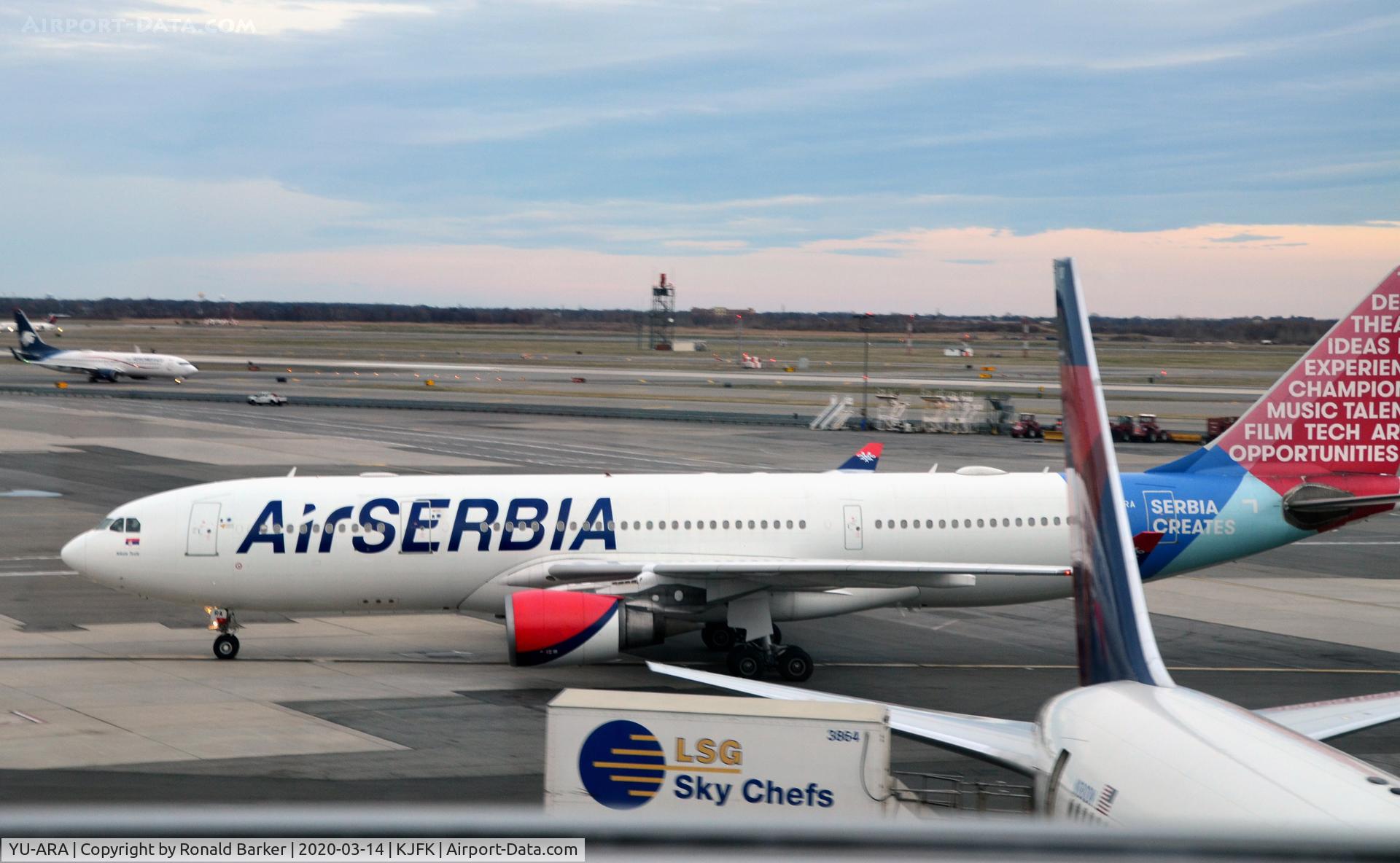 YU-ARA, 2007 Airbus A330-203 C/N 885, Taxi JFK
