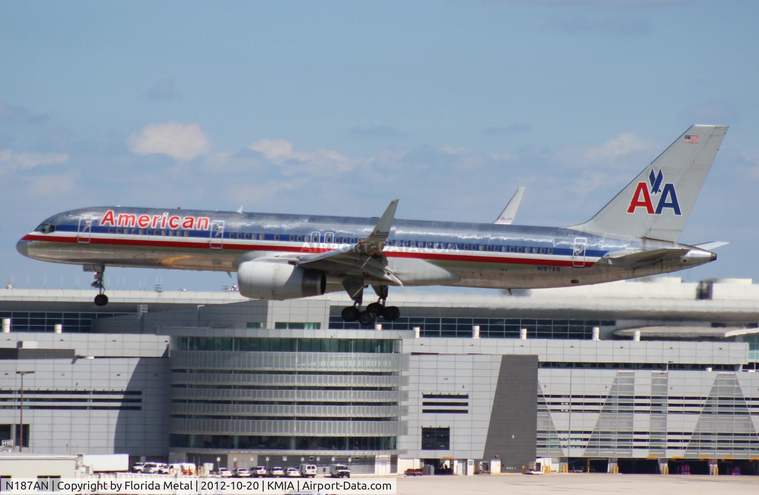N187AN, 2001 Boeing 757-223 C/N 32381, MIA 2012