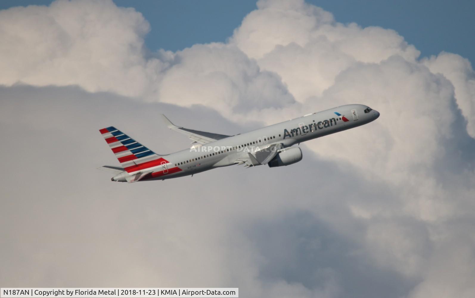 N187AN, 2001 Boeing 757-223 C/N 32381, MIA 2018