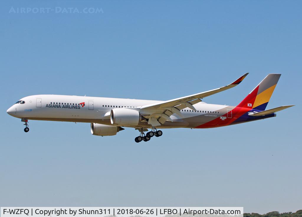 F-WZFQ, 2018 Airbus A350-941 C/N 0218, C/n 0218 - To be HL8308