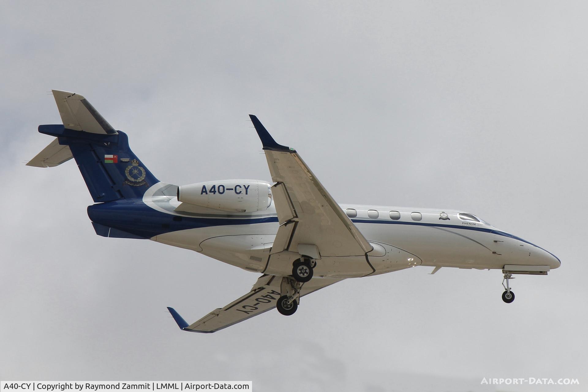 A40-CY, Embraer EMB550 Phenom 300 C/N 50500085, Embraer EMB550 Phenom 300 A40-CY Oman Police Force