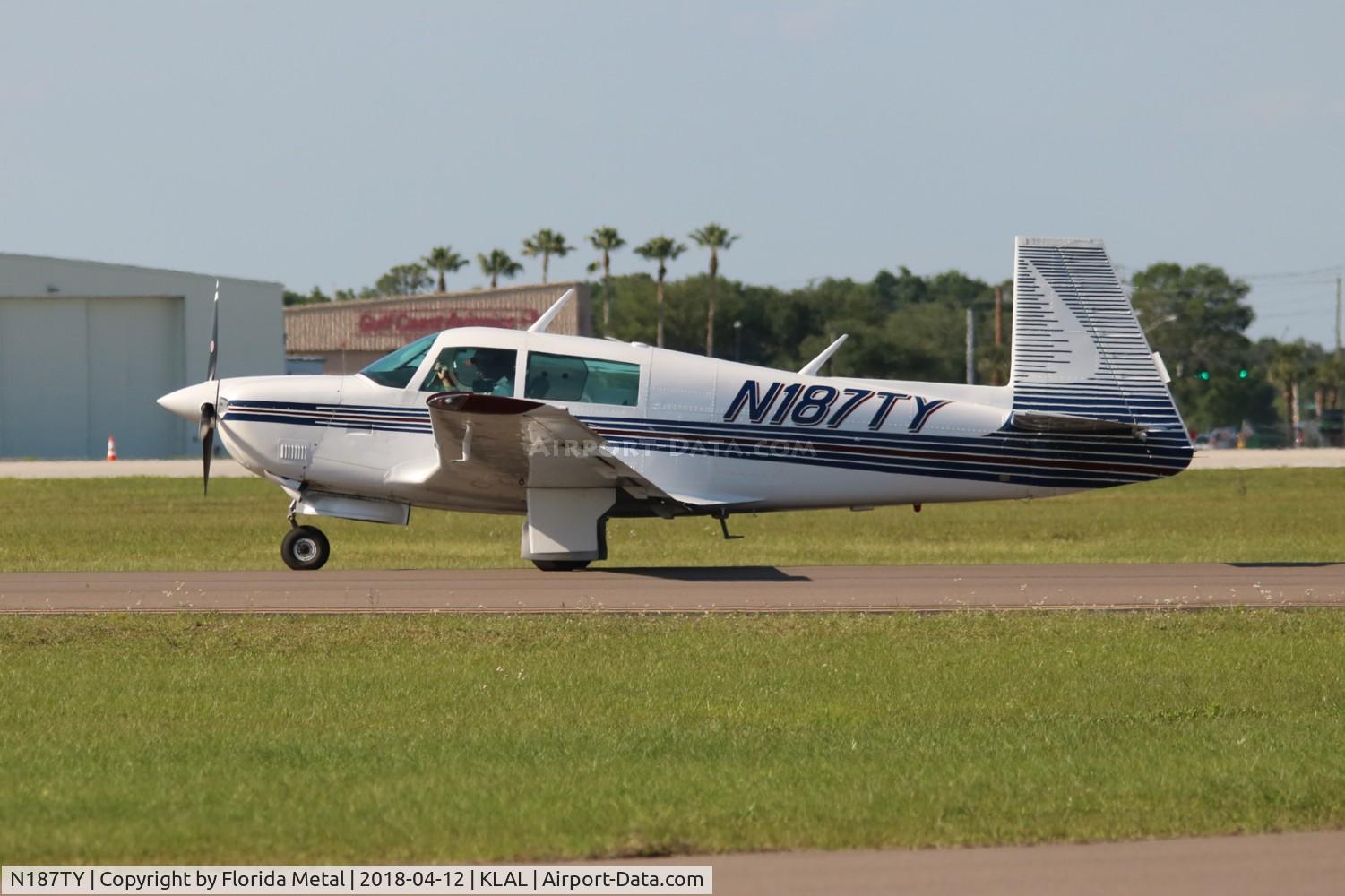 N187TY, 1978 Mooney M20J 201 C/N 24-0652, SNF 2018
