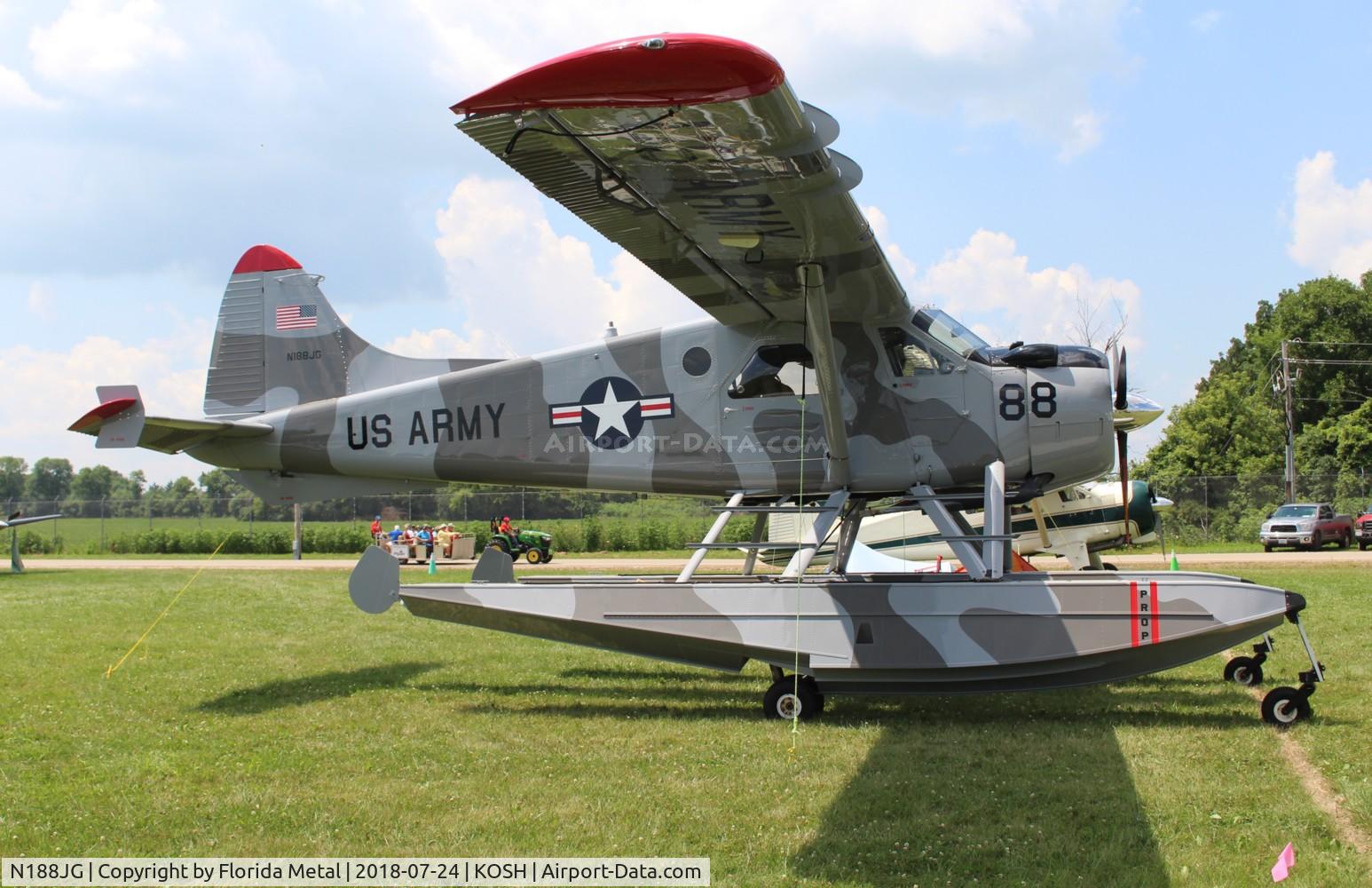 N188JG, 1957 De Havilland Canada U-6A Beaver C/N 1103, OSH 2018
