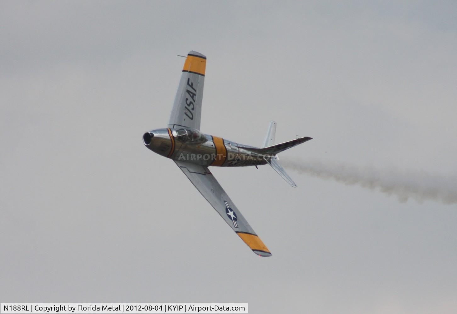 N188RL, 1952 North American F-86F Sabre C/N 191-682, TOM 2012
