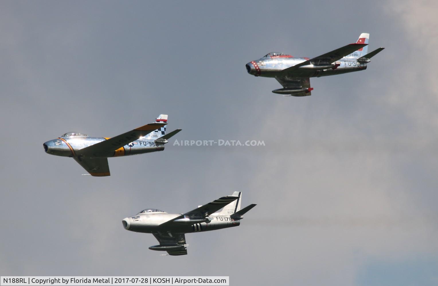 N188RL, 1952 North American F-86F Sabre C/N 191-682, OSH 2017