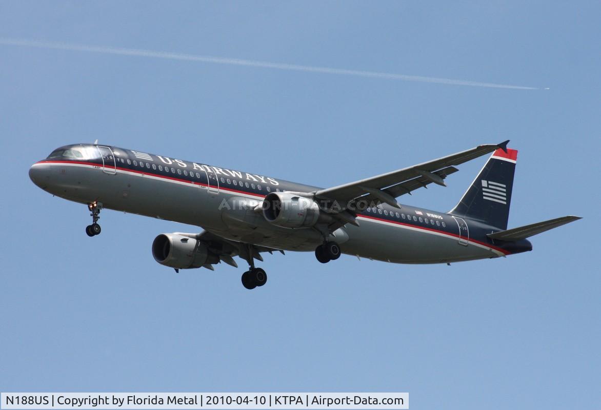 N188US, 2002 Airbus A321-211 C/N 1724, TPA 2010