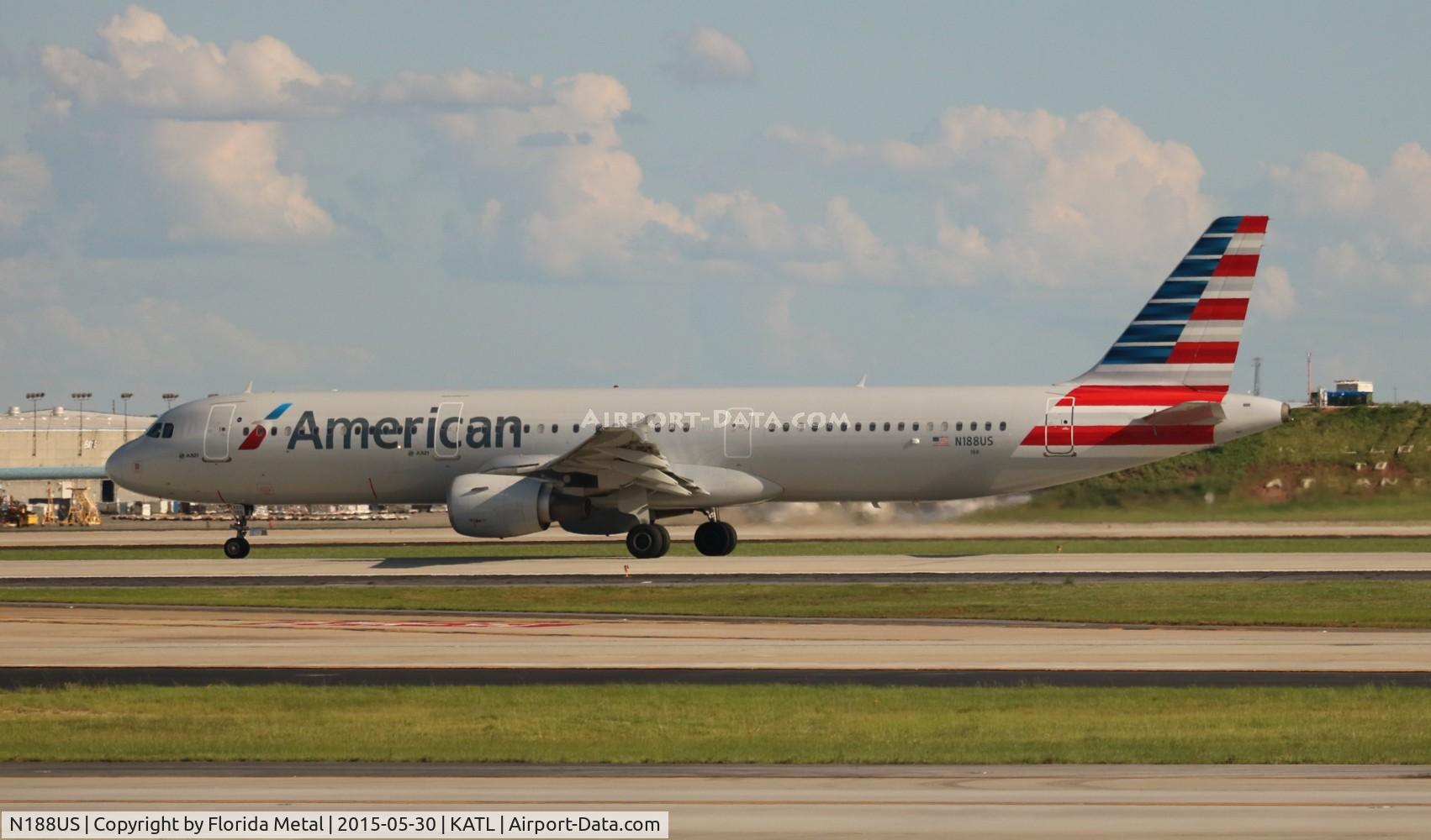 N188US, 2002 Airbus A321-211 C/N 1724, ATL 2015