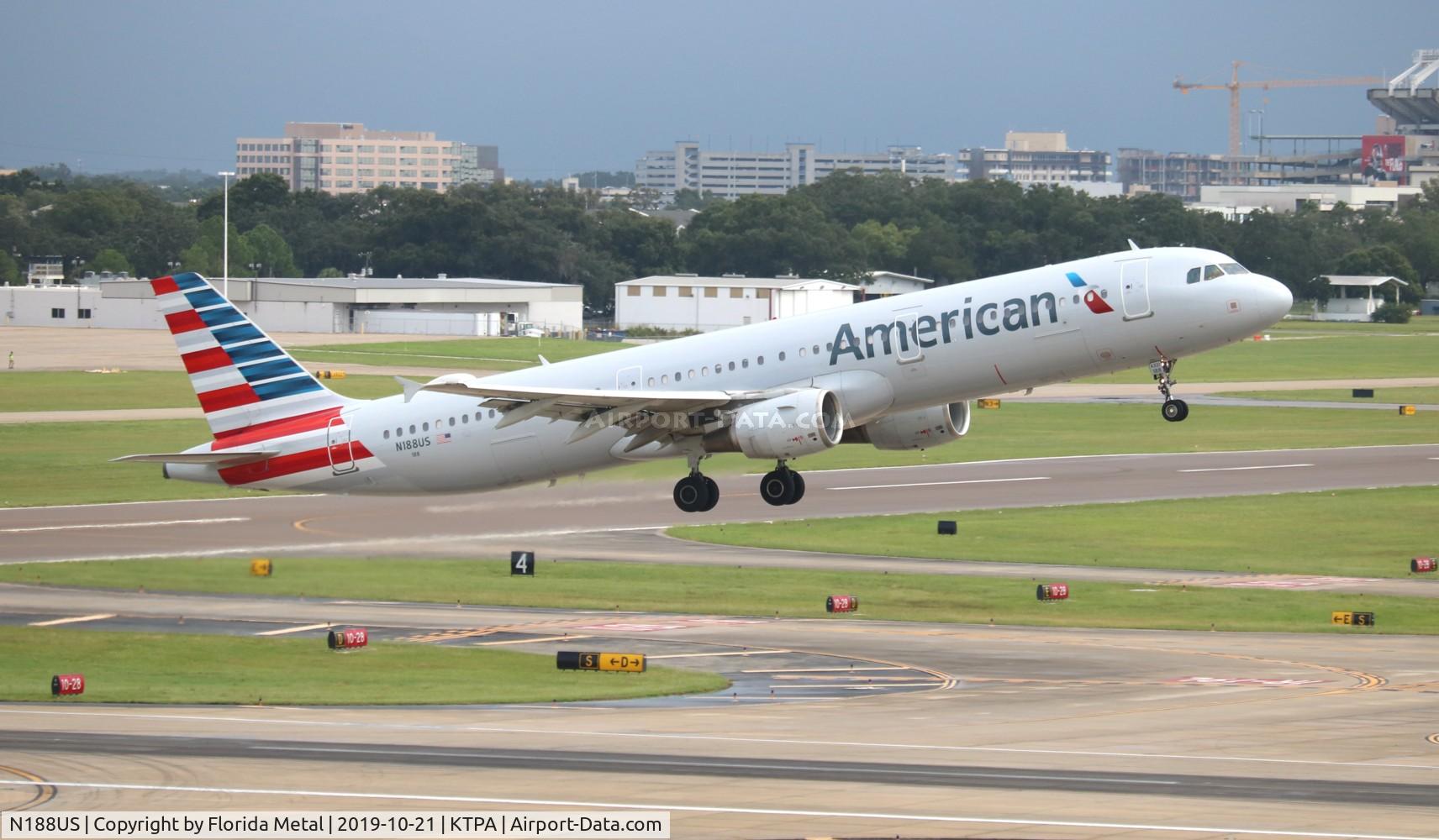 N188US, 2002 Airbus A321-211 C/N 1724, TPA 2019