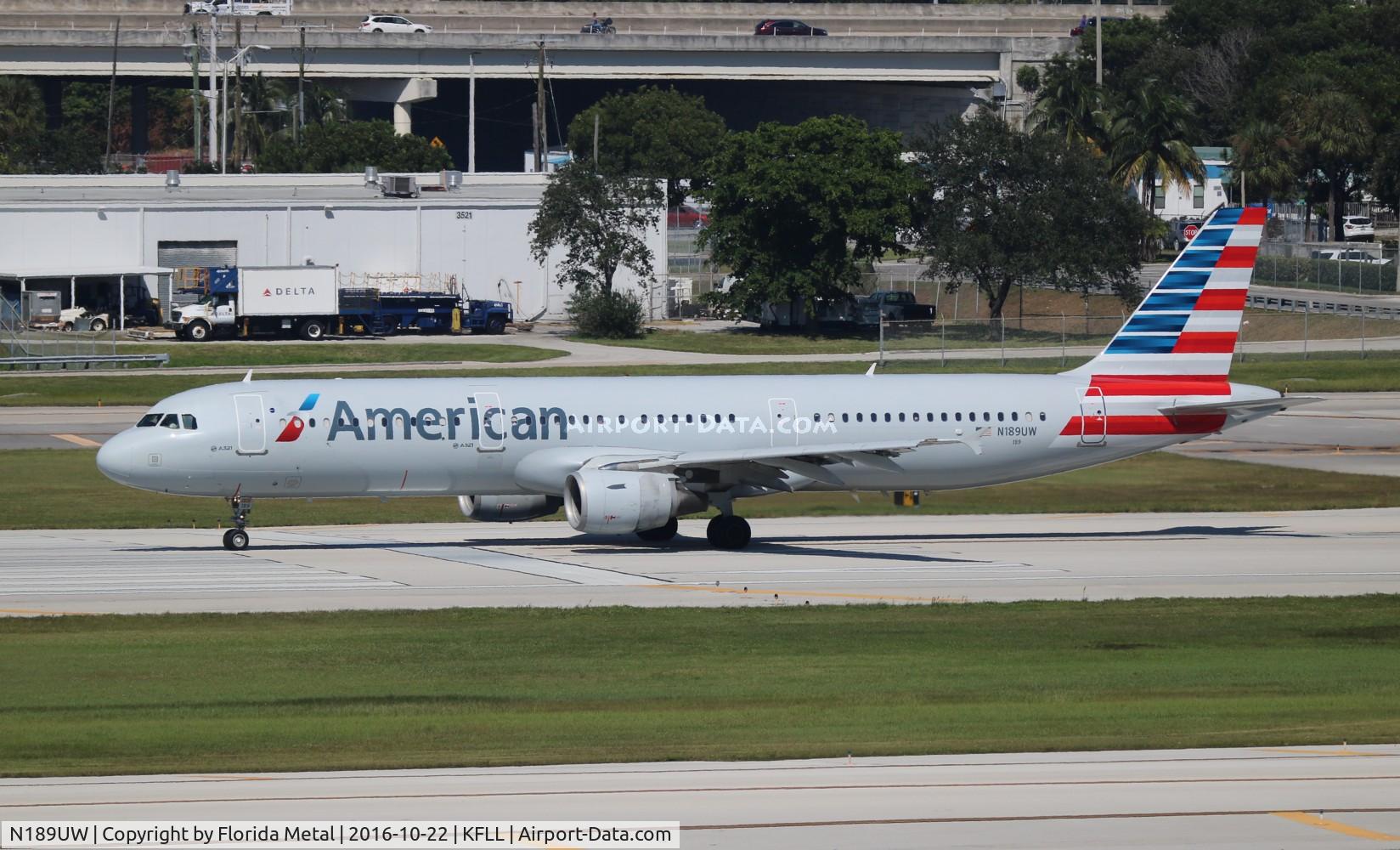 N189UW, 2001 Airbus A321-211 C/N 1425, FLL 2016