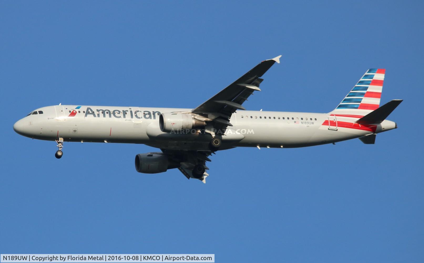 N189UW, 2001 Airbus A321-211 C/N 1425, MCO 2016