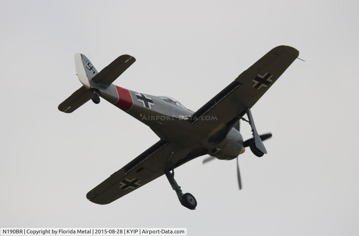 N190BR, Focke-Wulf Fw-190-A8 Replica C/N 005, TOM 2015