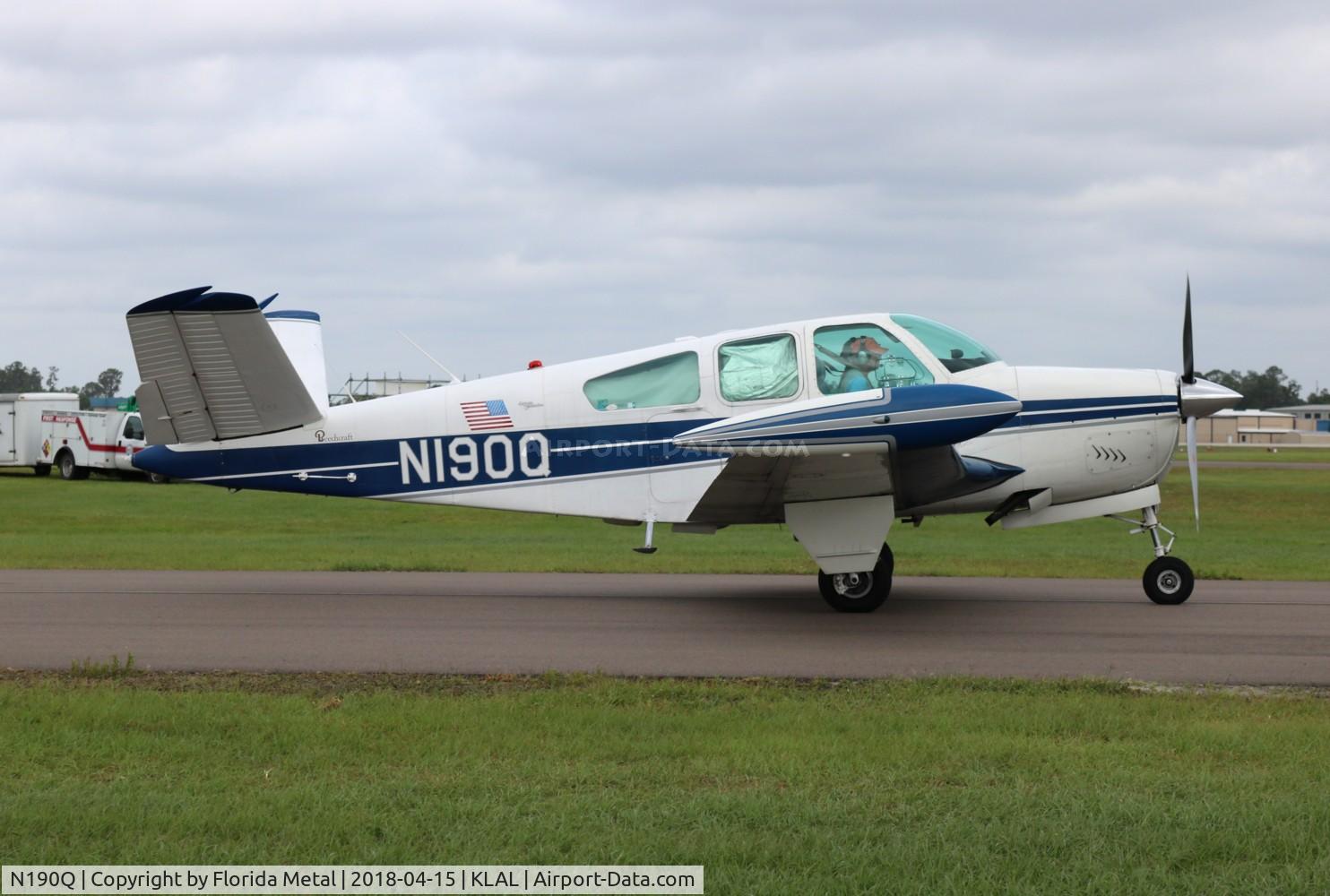 N190Q, 1964 Beech S35 Bonanza C/N D-7551, SNF 2018