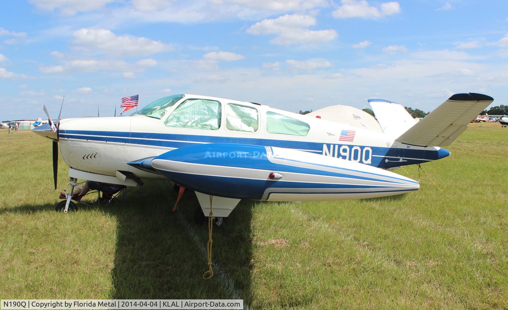 N190Q, 1964 Beech S35 Bonanza C/N D-7551, SNF 2014