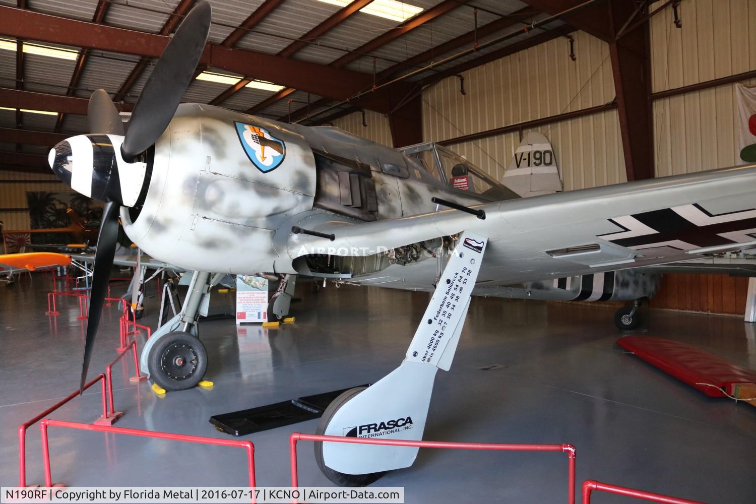 N190RF, Focke-Wulf Fw-190A-9 C/N 980 574, Planes of Fame
