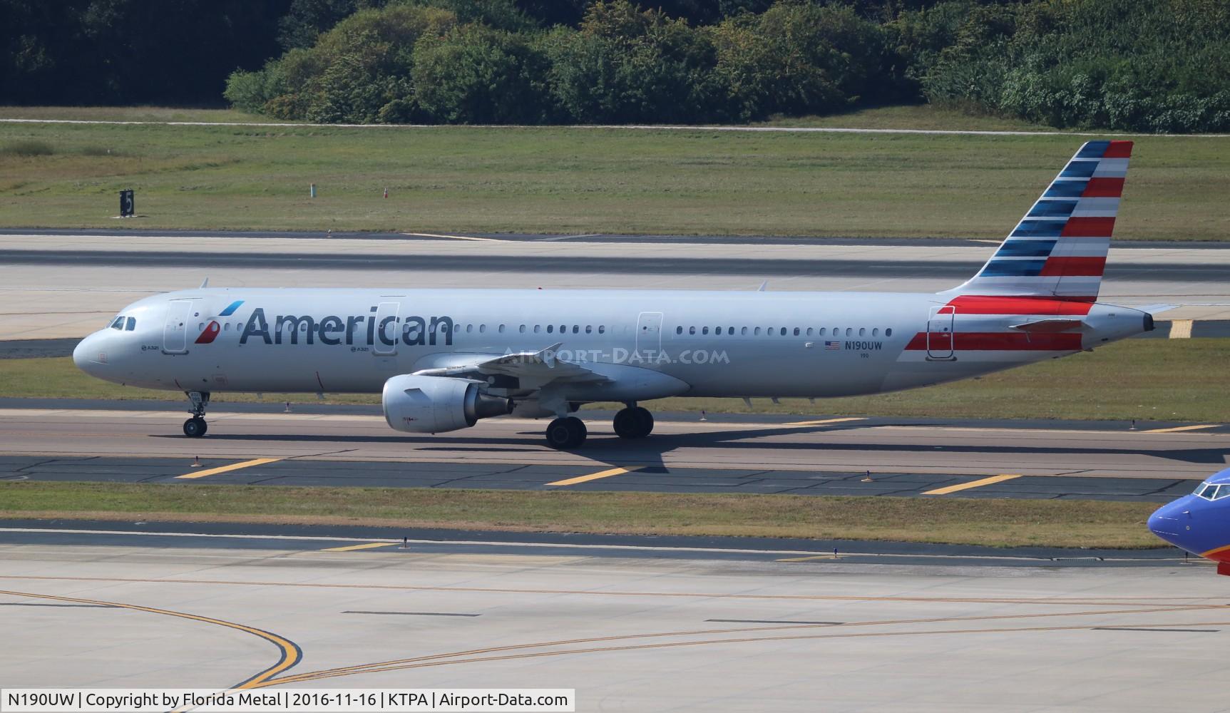 N190UW, 2001 Airbus A321-211 C/N 1436, TPA 2016
